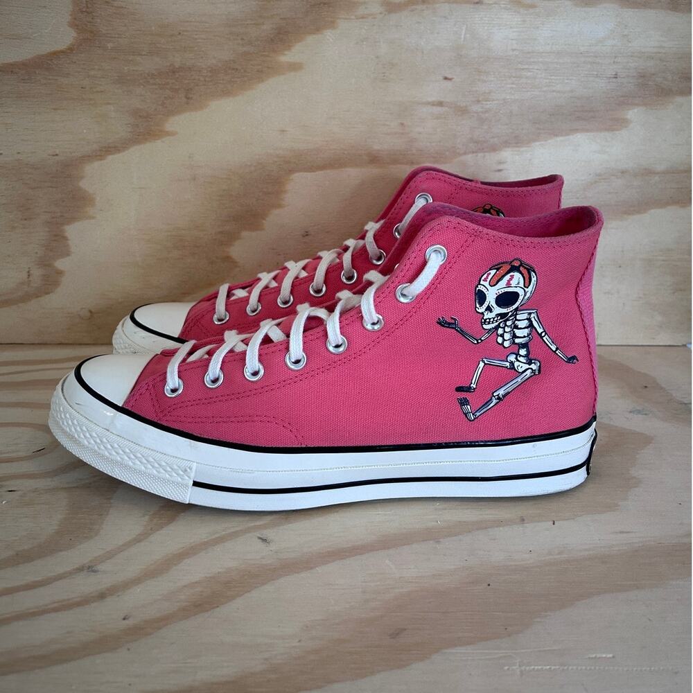 Converse All Star -CT 70 Dia de los Muertos -Sneakers -Pink -Men's - 11 -173113C - Picture 4 of 10